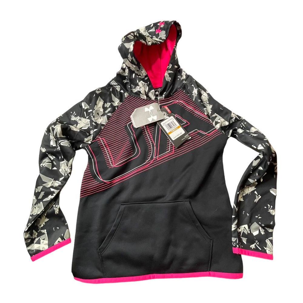Under Armour Girls Hoodie Sweater Size YSM/P/CH - Picture 3 of 16